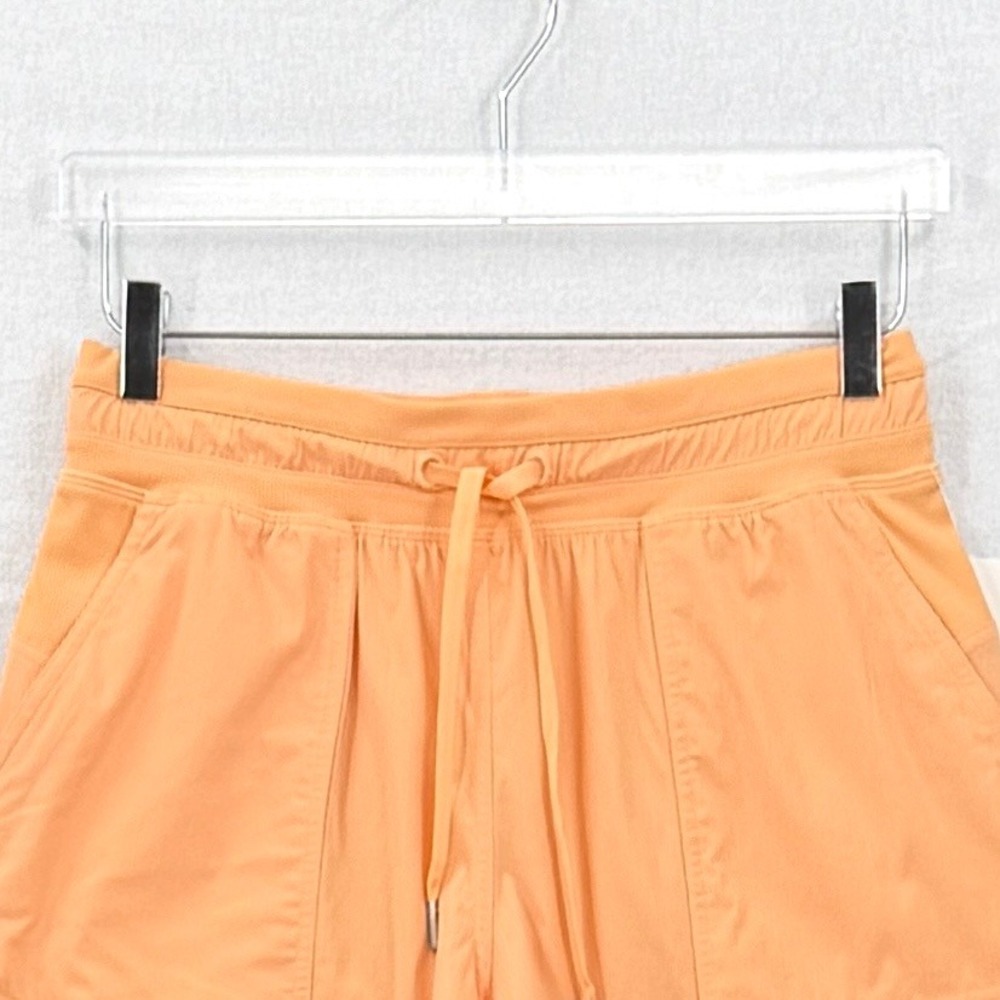 LULULEMON Dance Studio HR Short 3.5" Lined Women 6 Orange Athletic High Rise NEW - Picture 6 of 16
